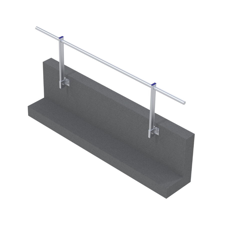 FIXAÇÃO À PAREDE COM ESPAÇAMENTO